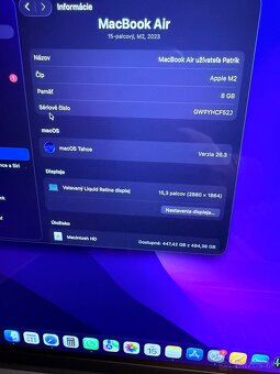 MacBook Air 15" M2 (8/512GB) + Kožený obal - 4