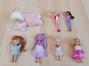 Bábiky Barbie, klasické, látkové aj malé na tortu - 4