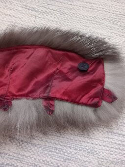 Kožušinový golier sivý - 4