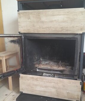 Liatinová krbová vložka 10 kW. - 4