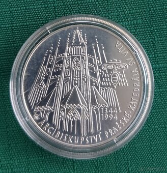ČESKÉ strieborné pamätné 200Kč, 1994-1997, Bk - 4