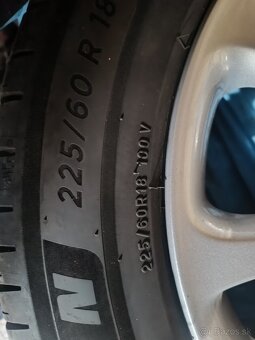 Pneumatiky a disky Honda/Micheline 225/60R18 - 4