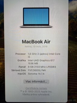MacBook air 13 2019 8gb ram 256ssd - 4