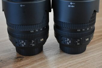 2 x objektiv Nikkor 18-105 AF-s VR 1:3,5-5,6G ED - 4