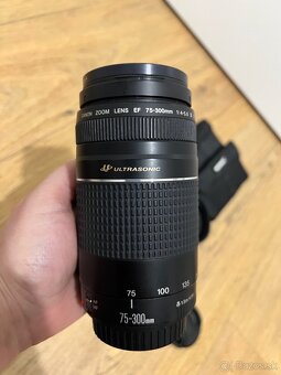 Teleobjektív Canon EF 75-300mm f4-5.6 + príslušenstvo - 4