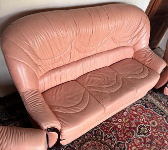 Luxusní italská kožená sedací souprava 3+1+1, 5252 - 4