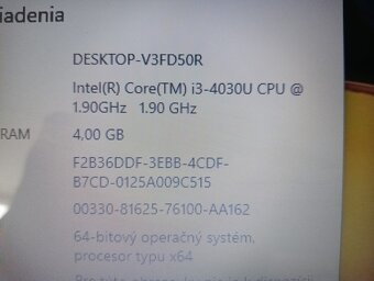 rozpredám na diely notebook Dell inspiron 15 - 4