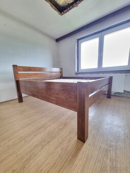 Manželská posteľ z bukového masívu - 4