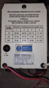 Predám nabíjačku NB 21 A na autobatérie - 4