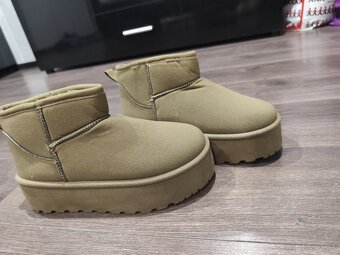 Nové dámske snehule na platforme - 4