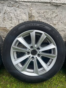 5x120 BMW r17 disky+ pneu zimné 225/55 r17 Runflat 8jx17eh2 - 4