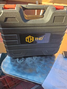 Aku Vŕtačka uťahovák  príklepová 2x bateria nabíjačka - 4