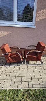 Funkcionalistické chrómové kreslá - 4