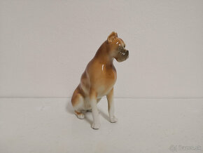 Porcelánová soška psa boxer Royal Dux - 4