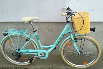 Dámsky mestský bicykel s košíkom - 4