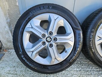 ‼️Alu disky SUZUKI 17"+☀️letné pneu 215/55 R17 + TPMS - 4