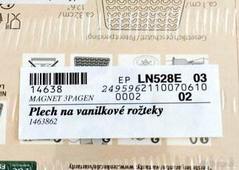 Plech na pečenie vanilkových rožkov (NOVÝ) - 4