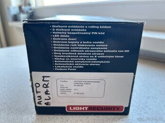 ☆ auto alarm, univerzalny, komplet krabica s navodom - 4