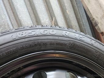 Originálna zimná sada VW - 5x100 r15 + Semperit 185/60 r15 - 4