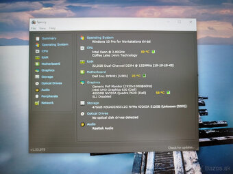workstation Dell 3541 - Xeon 6-core, 32GB RAM, SSD, Quadro - 4
