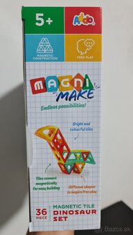 Magnimake magnetická sada dinosaurus 36 ks - 4