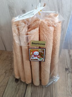 Vianočné trubičky a oplatky/oblatky - 4