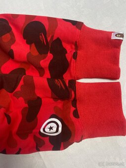 BAPE mikina červená - 4