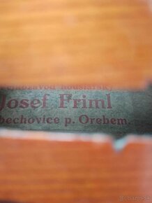 Staré housle jozef friml - 4