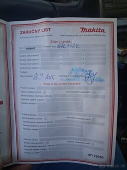 Vŕtacie Kladivo Makita v záruke - 4