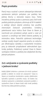 Rowenta parný mop a vysávač - 4