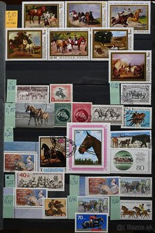 Známky - fauna - kone - 4