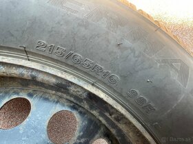 Zimná sada kolies (pneumatiky Firestone + oceľové disky ZADA - 4