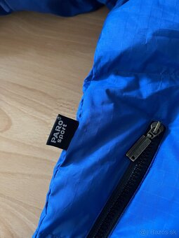 Modrá pánska páperová bunda - 4