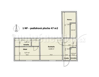 REZERVOVANÝ: Rodinný dom na rekonštrukciu, 147 m2, Beňuš, ok - 4
