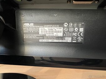 LCD monitor ASUS 24” full HD - 4