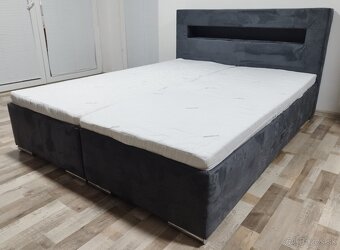 manzelska polohovatelna postel Fines 160x200x45 cm - 4