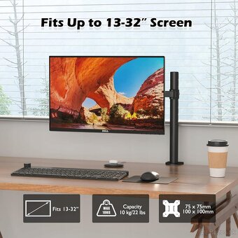 Držiak stojan na monitor TV Bontec MDM001B 13-32" - 4