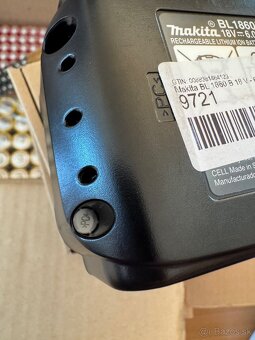 Predam novu ORIGINAL Makita bl 1860 b 18v 6ah 108Wh - 4