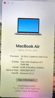 Apple Macbook Air Retina 2018 I5 space gray - 4