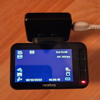 Niceboy PILOT XR Radar, 4k autokamera, na diely - 4