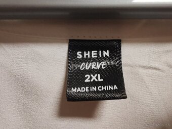 Košeľové šaty 2XL biele - 4