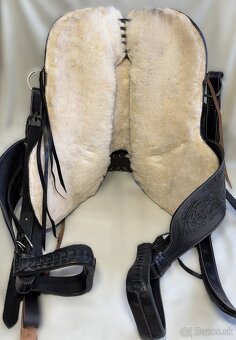 Westernový sedlový komplet 5) černý - 4