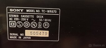 Predám double deck Sony, Aiwa a Universum - 4