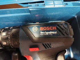 Bosch GSB 18-2-Li Plus + 3× batérie 5.0Ah + nabíjačka - 4