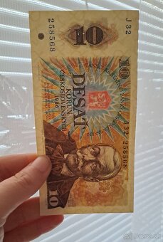 2x ceskoslovenske bankovky 10ksc 1986 - 4