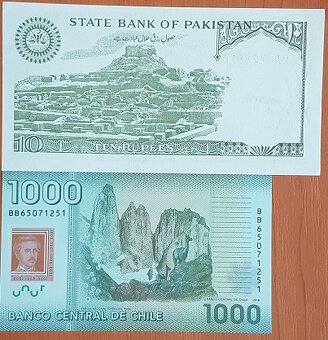 Bankovky 1,5€ - 5€ - 4