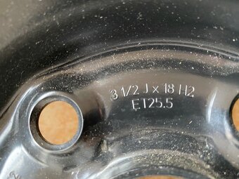 Predám dojazdovku rozteč 5x112 , 125/70 R18 , 3,5Jx18 ET25,5 - 4