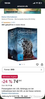 Game of thrones- kompletna seria DVD (vsetky diely a serie) - 4