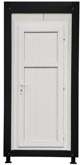 Sanitárný kontajner s jedným WC a umývadlom 120x120x255 cm - 4