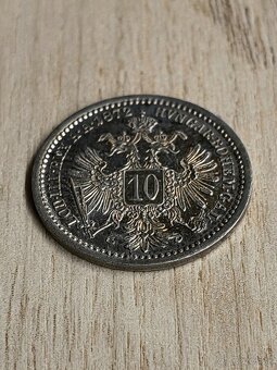 10 grajciar 1872 FrantisekJozef I. RU - 4